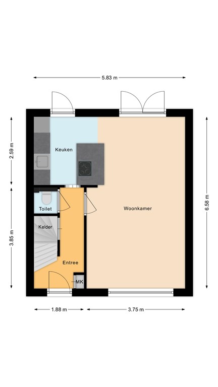 mediumsize floorplan